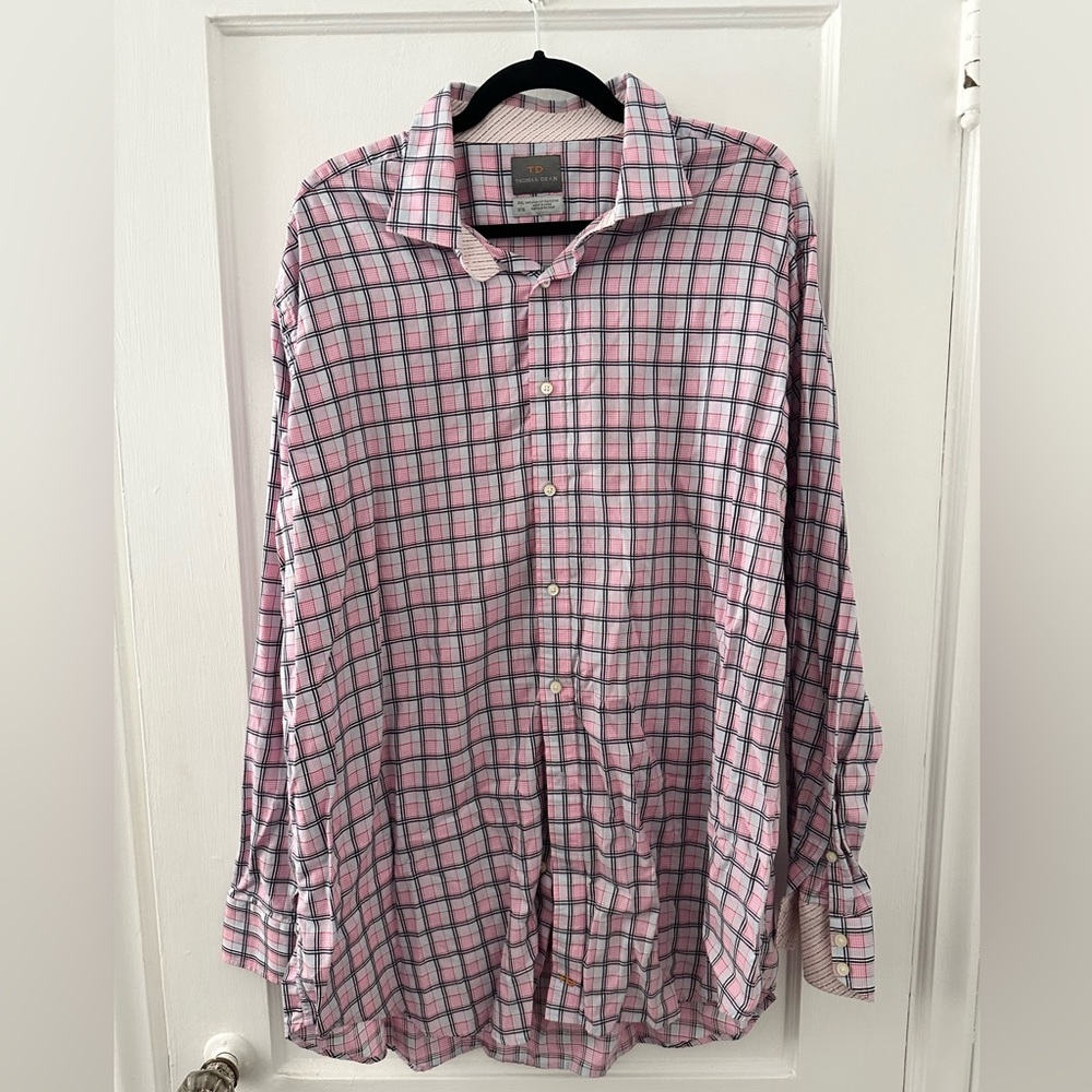 Men's 3XL Thomas Dean Dress Shirt